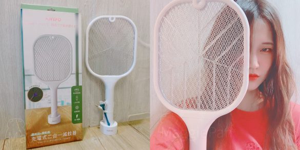 KINYO捕蚊拍+捕蚊燈充電式二合一滅蚊器_首圖